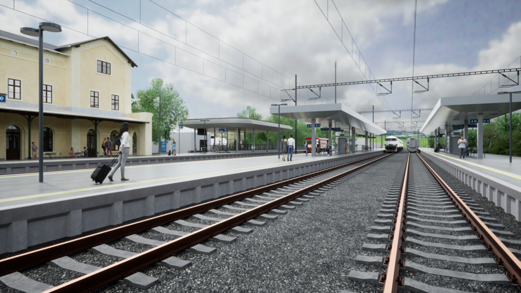 Začíná stavba nejdelší etapy železnice z centra Prahy do Kladna a na letiště