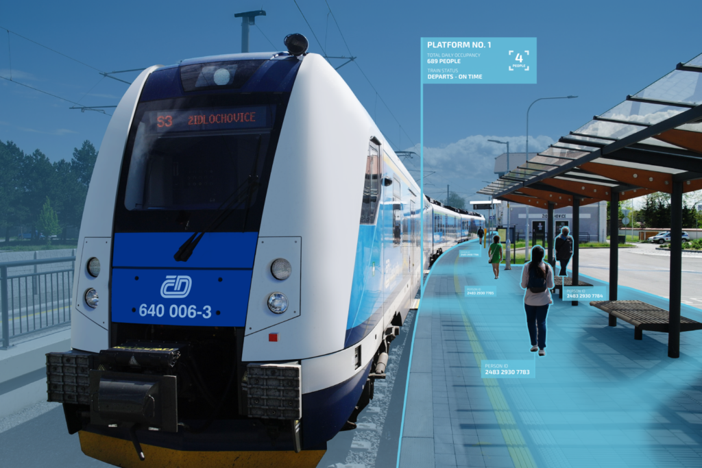 Nasazení umělé inteligence z T-CZ pomáhá zvyšovat bezpečnost cestujících i na železnici